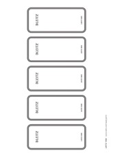 Leitz 1692 Rückenschild WOW Ordner - selbstklebend, PC-beschriftbar, breit, 50 Stück, grau grau