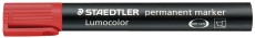 Staedtler® Permanentmarker Lumocolor® 350, nachfüllbar, rot Marker 350, Keilspitze rot Keilspitze