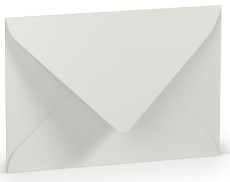 Rössler Papier Paperado-Briefumschlag - C6, eisgrau Briefumschlag ohne Fenster C6 eisgrau gerippt