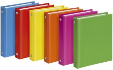 VELOCOLOR Taschenringbuch VELOCOLOR® - A6, 4-Ring, 138 x 168 mm, sortiert Ringbuch A6 4 13,5