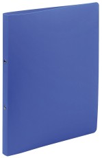 Exacompta Schulordner - A4 PP blau für Größe A4 Ringbuch blau 2 Ringe in O-Form 15 mm PP