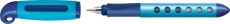 FABER-CASTELL Schulfüller Scribolino - Rechtshänder, A, blau ergonomisches Soft-Griffstück blau A