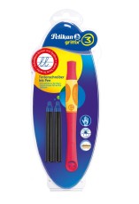 Pelikan® griffix® Tintenroller Stufe 3 - cherry Rechtshänder Tintenroller Rechtshänder
