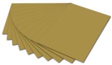 Folia Fotokarton - 50 x 70 cm, gold Mindestabnahmemenge - 10 Blatt. Fotokarton gold 50 x 70 cm