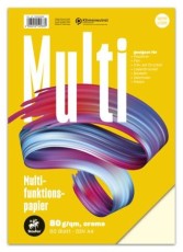 Staufen® Multifunktionspapier 7X PLUS - A4, 80 g/qm, creme, 50 Blatt Multifunktionspapier A4 creme