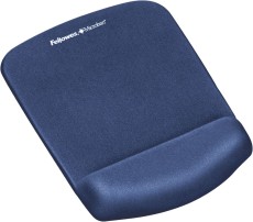 Fellowes® PlushTouch Handgelenkauflage mit Mauspad - blau Handgelenkauflage blau 185 mm 25,4 mm