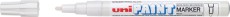 uni-ball® Lackmalstift uni-ball® PX-21 weiß Lackmarker weiß 1 - 1,5  mm Rundspitze Lack