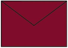 Rössler Papier Coloretti Briefumschläge - C6, 5 Stück, rosso Briefumschlag ohne Fenster C6 rosso