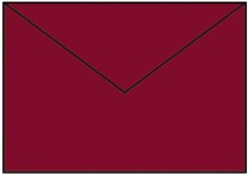 Rössler Papier Coloretti Briefumschläge - C5, 5 Stück, rosso Briefumschlag ohne Fenster C5 rosso