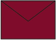 Rössler Papier Coloretti Briefumschläge - B6, 5 Stück, rosso Briefumschlag ohne Fenster B6 rosso