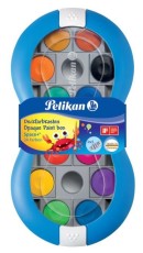 Pelikan® Farbkasten Space+ blau, 24 Farben inkl. 7,5 ml Deckweiß Farbkasten blau