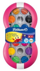 Pelikan® Farbkasten Space+ magenta, 24 Farben inkl. 7,5 ml Deckweiß Farbkasten magenta