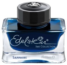 Pelikan® Edelstein® Ink - 50 ml Glasflacon, sapphire (blau) Tinte saphirblau 50 ml Glasflacon