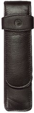 Pelikan® Schreibgeräte-Etui TG21, 35 x 20 x 130 mm, Rindnappa-Leder, schwarz Schreibgeräte-Etui