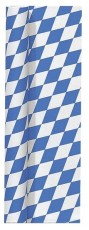 Duni Tischdeckenrollen mit Noppenprägung Bayernraute, 100 cm x 8 m Tischtuchrolle weiß-blau 1,00 m
