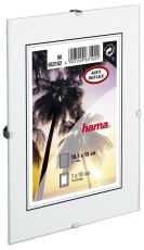 hama® Rahmenlose Bilderhalter Clip Fix antireflex - 20 x 30 cm Bilderrahmen Clip-Fix 20 x 30 cm