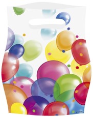 amscan® Partytüte Balloon - 8 Stück Partytüte Balloon 16,5 cm 23 cm Plastik