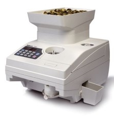 Safescan® 1550 - Hochgeschwindigkeitszähler für Münzen aller Währungen Münzzähler alle grau