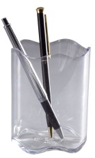 Durable Stifteköcher TREND - 80 x 102 mm, transparent grau Köcher transparent grau 80 mm 102 mm 1