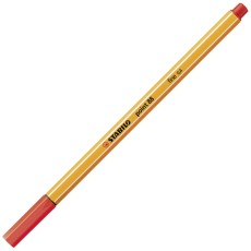 STABILO® Fineliner - point 88 - hellrot Fineliner hellrot 0,4 mm metallgefasste Spitze