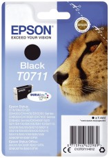 Epson Original Epson Tintenpatrone schwarz (C13T07114012,T0711,T07114012) Original Tintenpatrone 7