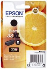 Epson Original Epson Tintenpatrone schwarz High-Capacity (C13T33514012,33XL,T3351,T33514012) 12