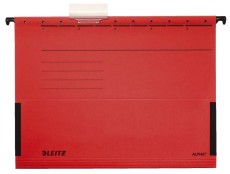 Leitz 1986 Hängetasche ALPHA® - seitlich mit Fröschen, Pendarec-Karton, rot Hängetasche rot A4