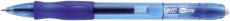 BiC® Gel-Schreiber Gelocity® - dokumentenecht, 0,3 mm, blau gummierte, weiche Griffzone blau