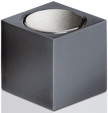 SIGEL SuperDym-Magnete C5 Strong, Cube-Design, sortiert, 3 Stück Magnet grau, kupfer, gold 11 mm