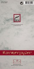 DFW Briefumschlag Marmorpapier - DIN lang, gefüttert, 90 g/qm, 20 Stück, grau DL grau - marmoriert