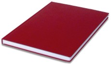 Rössler Papier Notizbuch SOHO - A4, 96 Blatt, rot Notizbuch SOHO A4 blanko 96 Blatt Hardcover