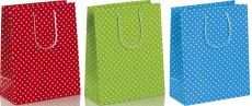 ZÖWIE® Geschenktragetasche - 3 Farben, sortiert, groß Geschenktragetasche 26 cm 33,5 cm 13,5 cm
