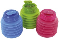 KUM® Spitzdose doppelt rund Pop Line - farbig sortiert Mindestabnahmemenge 6 Stück. Dosenspitzer