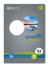 Staufen® green Oktavheft LIN52 - A6, 32 Blatt, 90,g/qm, 5mm kariert Oktavheft 52: 5 mm kariert A6