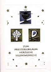 Glückwunschkarte zur Priesterjubiläum - inkl. Umschlag Glückwunschkarte Priesterjubiläum