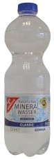 Gut & Günstig Mineralwasser mit Kohlensäure - 500 ml inkl. 0,25 € Pfand pro Flasche 0,5 Liter