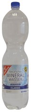 Gut & Günstig Mineralwasser mit Kohlensäure - 1.500 ml inkl. 0,25 € Pfand pro Flasche 1,5 Liter