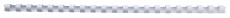 GBC Spiralbinderücken Plastik - A4, 6 mm/25 Blatt, weiß, 100 Stück Spiralbinderücken 6 mm PVC