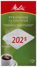 Melitta® Pyramidenfilter 202S - 100 Stück Kaffeefilter Pyramidenfilterpapier 100 Stück