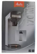 Melitta® Kaffeemaschine 170 MT Edelstahl Kaffeemaschine silber 18 Tassen ohne 2,2 Liter