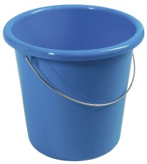 Eimer - Plastik, rund, 10 Liter, blau Wischeimer blau 10 Liter 28,5 cm 27,5 cm