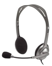 Logitech Headset H110 Stereo - silber Headset silber 1,8 m