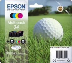 Epson Original Epson Tintenpatrone MultiPack Bk,C,M,Y (C13T34664010,T346640,34,T3466,T34664010)