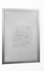 Durable Info-Rahmen DURAFRAME® WALLPAPER - A3, 323 x 446 mm, silber Informationsrahmen silber A3
