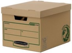 Fellowes® Bankers Box® Heavy Duty Archivbox 3-fach verstärkte Trageseiten Archivbox braun