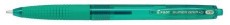 Pilot Druckkugelschreiber Super Grip G - XB 0,6 mm, grün gummierte Griffzone Kugelschreiber grün