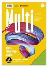 Staufen® Multifunktionspapier 7X PLUS - A4, 80 g/qm, limone, 50 Blatt Multifunktionspapier A4