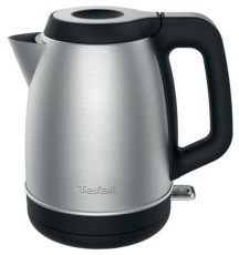 Tefal® Wasserkocher - 1,7 Liter, Edelstahl/schwarz Wasserkocher Edelstahl/schwarz 1,7 Liter