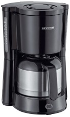 SEVERIN Kaffeemaschine Type - Thermo Edelstahl, schwarz Kaffeemaschine schwarz 8 1 Liter