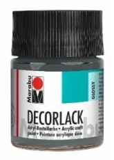 Marabu Decorlack Acryl - Grau 078, 50 ml Decorlack grau 50 ml